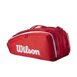 Wilson Super Tour 15 Pack 2025 Racquet Bag (Red)