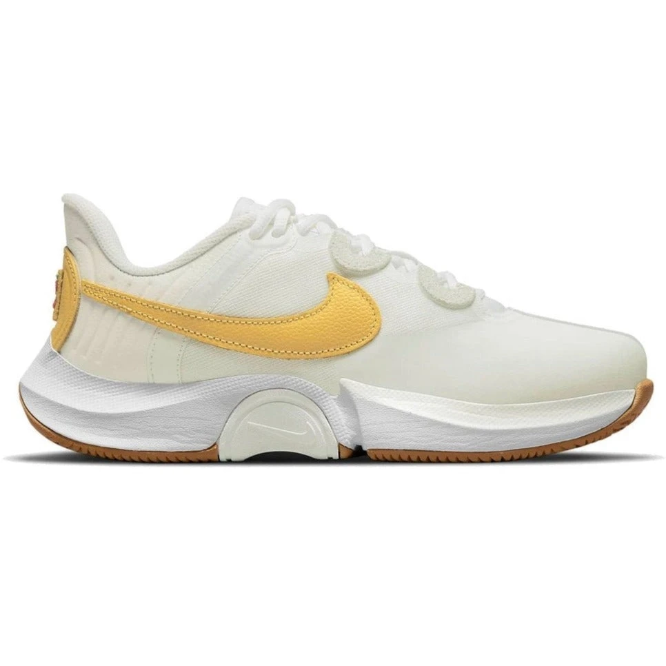 Nike Air Zoom GP Turbo Men's Tennis Shoe (White/Gold) 1 Nike Air Zoom GP Turbo Men's Tennis Shoe (White/Gold)