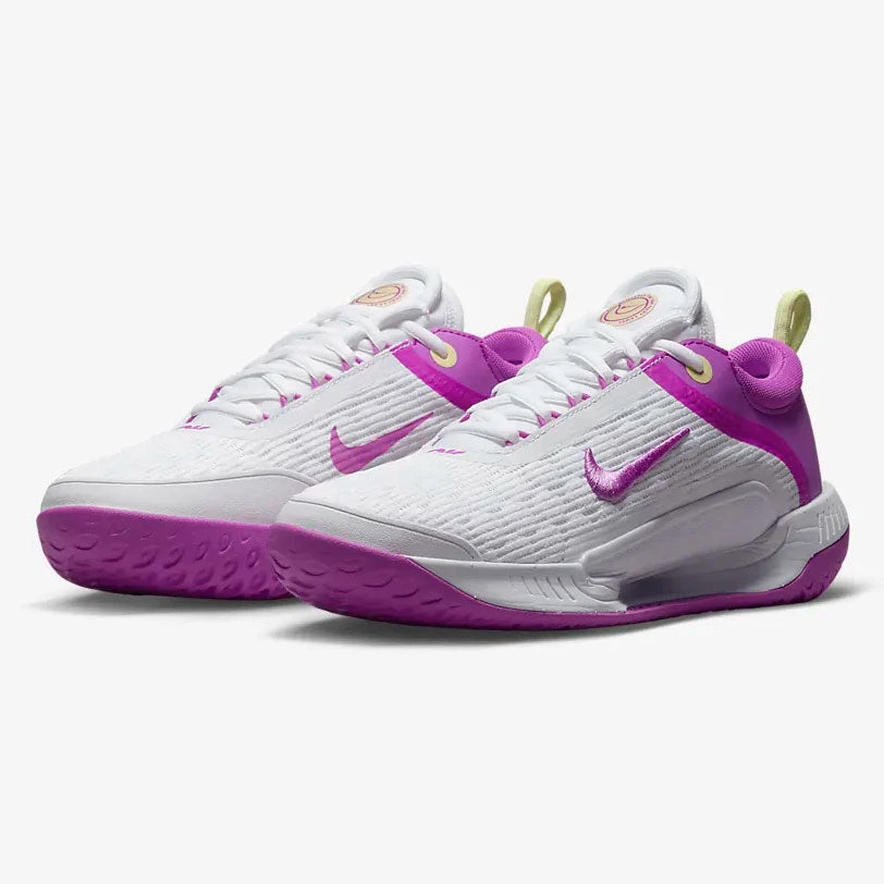 Nike Court Zoom NXT Women's Tennis Shoe (White/Pink) 4 Nike Court Zoom NXT Women's Tennis Shoe (White/Pink) - Image 4