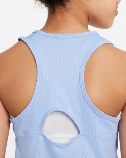 Nike Girls' Dri-FIT Victory Tank (Aluminum/White) 7 Nike Girls' Dri-FIT Victory Tank (Aluminum/White) -RacquetGuys Sales nikecourt dri fit victory older tennis tank M4BXLH 2