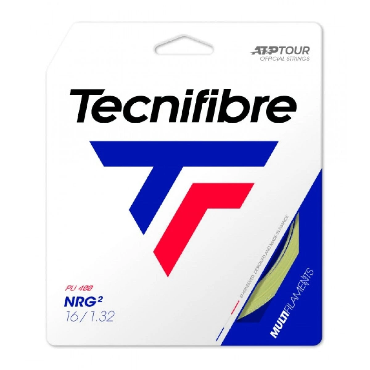 Tecnifibre NRG2 16/1.32 Tennis String (Natural) 1 Tecnifibre NRG2 16/1.32 Tennis String (Natural)
