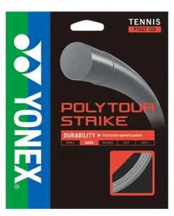 Yonex Poly Tour Strike 16L/1.25 Tennis String (Grey)