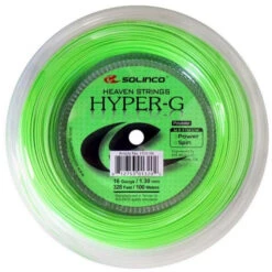 Solinco Hyper-G 16/1.30 Tennis String Mini 100m Reel (Green)