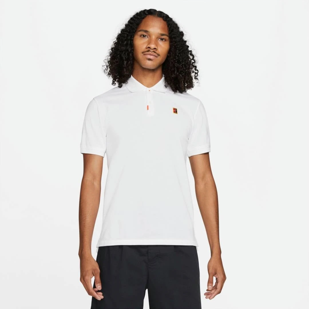 Nike Men's Dri-FIT Slim-Fit NYC Slam Polo (White) 1 Nike Men's Dri-FIT Slim-Fit NYC Slam Polo (White)