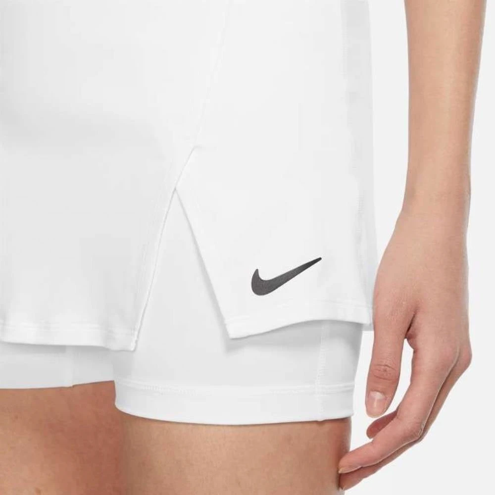 Nike Women's Dri-FIT Victory Skirt Stretch (White/Black) 2 Nike Women's Dri-FIT Victory Skirt Stretch (White/Black) - Image 2