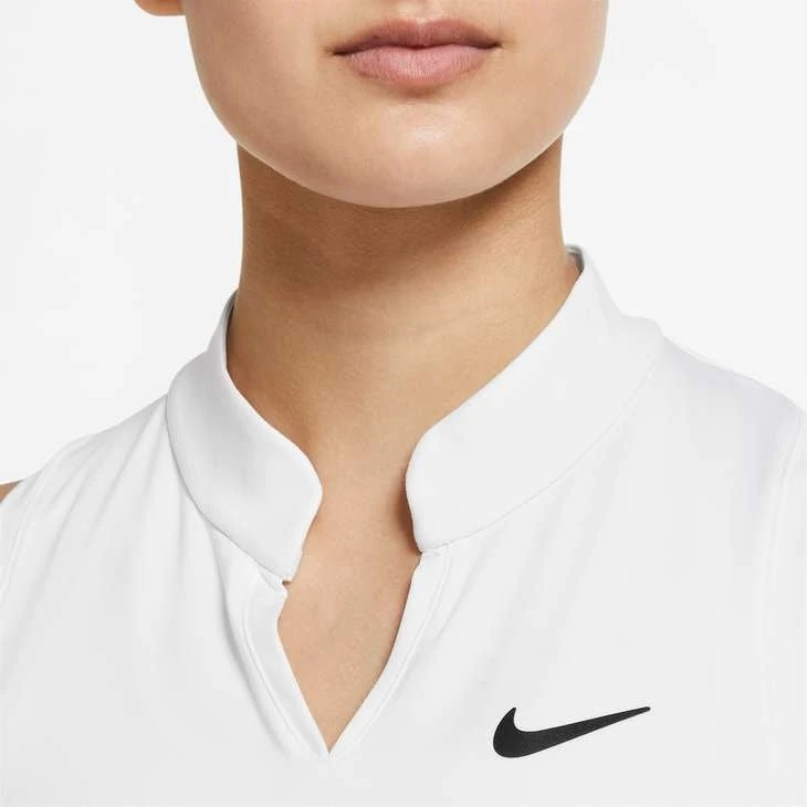 Nike Women's Dri-FIT Victory Dress (White/Black) 2 Nike Women's Dri-FIT Victory Dress (White/Black) - Image 2