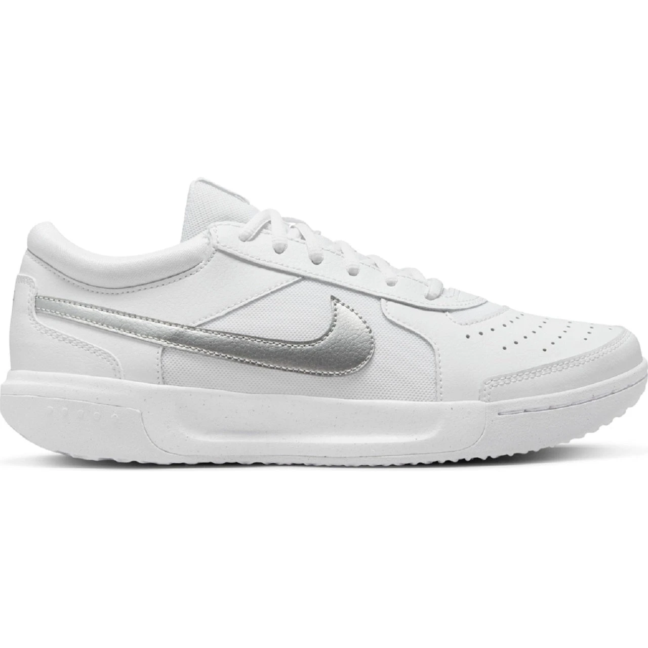 Nike Zoom Lite 3 Women's Tennis Shoe (White/Metallic Silver) 1 Nike Zoom Lite 3 Women's Tennis Shoe (White/Metallic Silver)