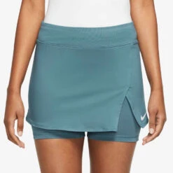 Nike Women's Court Dri-FIT Victory Skirt (Blue/White)