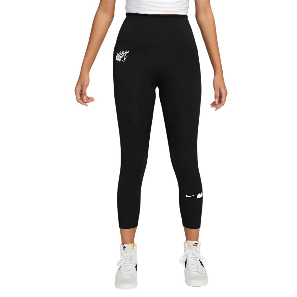 Nike Women's Naomi Osaka High-Waisted Cropped Tights (Black) 1 Nike Women's Naomi Osaka High-Waisted Cropped Tights (Black)
