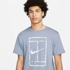 Nike Men's Garden Party Tee (Ashen Slate) -RacquetGuys Sales unnamed 43