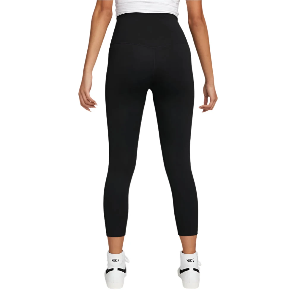 Nike Women's Naomi Osaka High-Waisted Cropped Tights (Black) 2 Nike Women's Naomi Osaka High-Waisted Cropped Tights (Black) - Image 2
