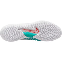 Nike React Vapor NXT Men's Tennis Shoe (White/Washed Teal/Habanero Red) -RacquetGuys Sales unnamed 7