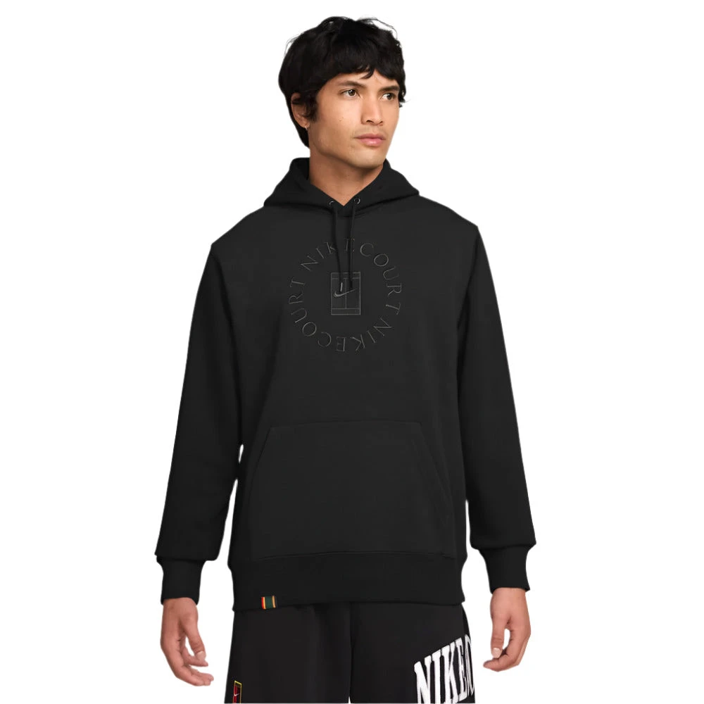 Nike Men's Dri-FIT Fleece Heritage Hoodie (Black/Anthracite) 1 Nike Men's Dri-FIT Fleece Heritage Hoodie (Black/Anthracite)