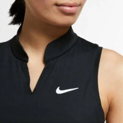 Nike Women's Dri-FIT Victory Dress (Black/White) 5 Nike Women's Dri-FIT Victory Dress (Black/White) -RacquetGuys Sales unnamed 86