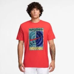 Nike Men's Court Dri-FIT Tee Top (LT Crimson)