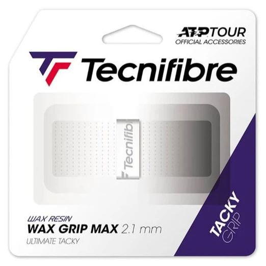 Tecnifibre Wax Grip Max Replacement Grip (White) 1 Tecnifibre Wax Grip Max Replacement Grip (White)
